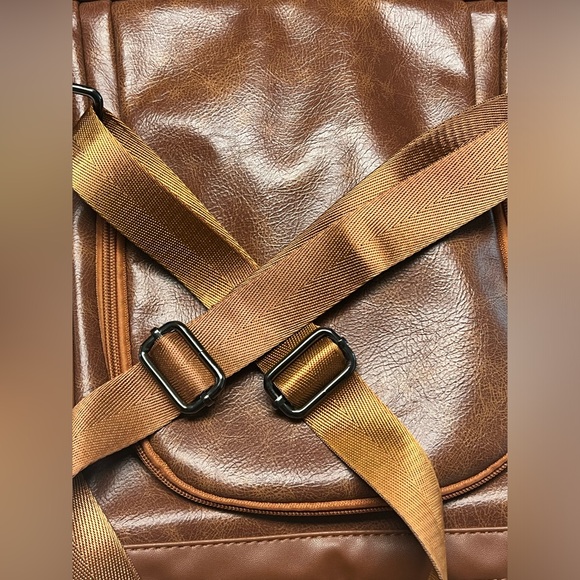 CHERUTY. Backpack purse PU,vegan leather, antitheft shoulder bag. Anti-theft. - Picture 6 of 8